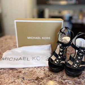 MICHAEL by Michael Kors Studded Platform Heels